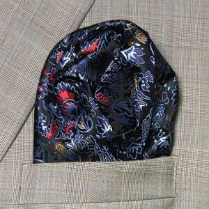 Gascoigne Pocket Square Multicolor Floral Men's